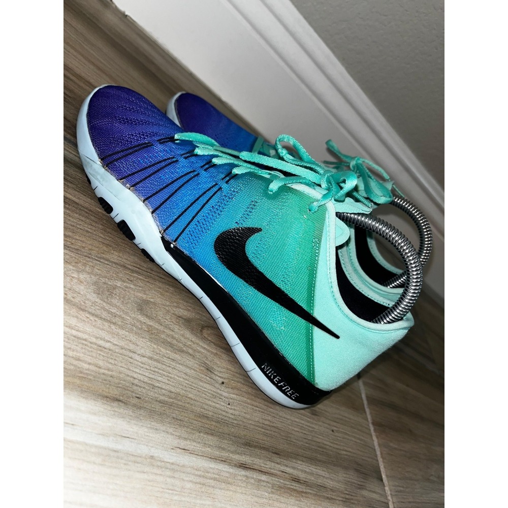 Nike FREE Tr6 Women's size 7.5 teal blue purple green